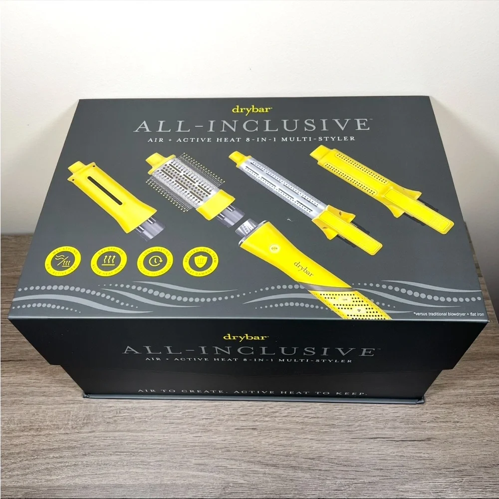 Drybar Yellow All Inclusive Air + Active Heat 8 in 1 Multi-Styler